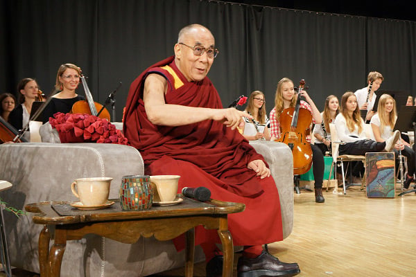 達賴喇嘛尊者漢諾威IGS學校向學生發表演講           照片/OHHDL