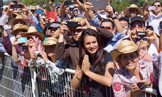 熱情的墨西哥民眾歡迎達賴喇嘛尊者的到來