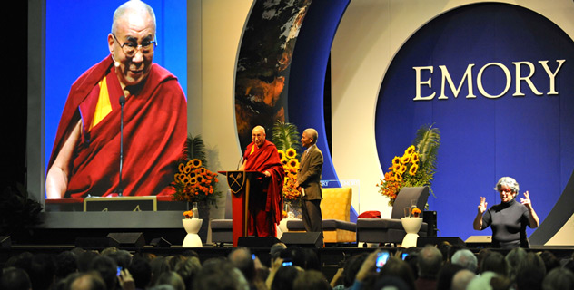 達賴喇嘛尊者在美国亞特蘭大