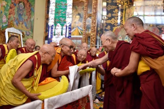 达赖喇嘛尊者驾临色拉寺 2017年12月19日 照片/Tenzin Phende/DIIR