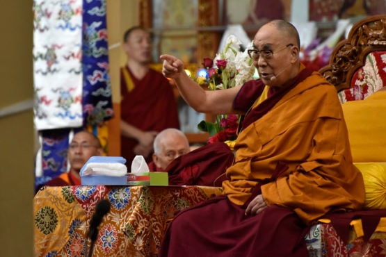 达赖喇嘛尊者向贝拉库佩朗卓林宁玛寺年度毕业的学生发表演讲