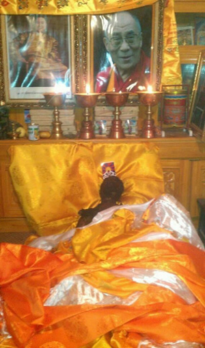 自焚藏人旺青諾佈的遺體