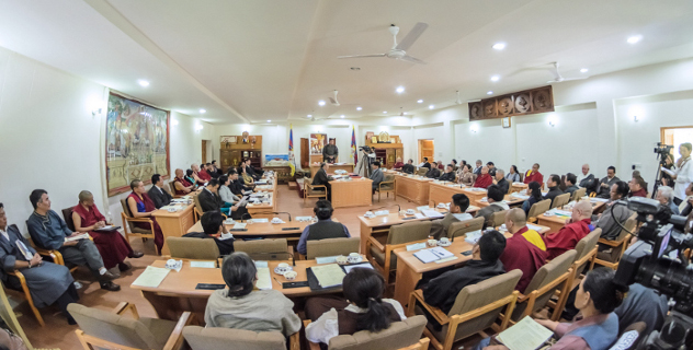 第十五屆西藏人民議會第六次会议场景 照片/DIIR