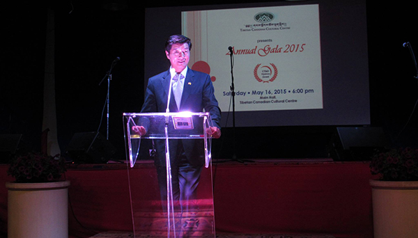 司政洛桑森格在加拿大西藏协会年度晚宴发表讲话