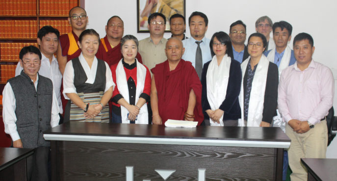 台湾人权代表团与西藏人民议会常务委员合影 照片/TPiE