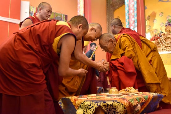 达赖喇嘛尊者出席南印度贝拉库佩扎西伦布寺