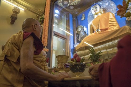 达赖喇嘛尊者出席第26届萨迦祈愿法会 2018年1月2日 照片/OHHDL