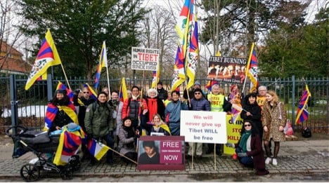 丹麦支持西藏团体，自由西藏学生运动等团体纪念西藏自由抗暴日