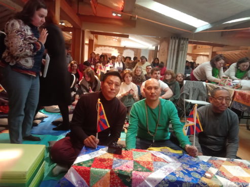 莫斯科数百名藏人纪念西藏自由抗暴59周年纪念日