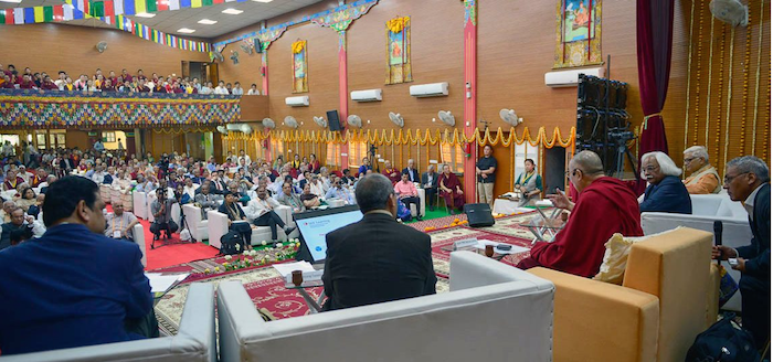 达赖喇嘛尊者第九十二届“印度大学协会”年会典礼上发言 照片/OHHDL