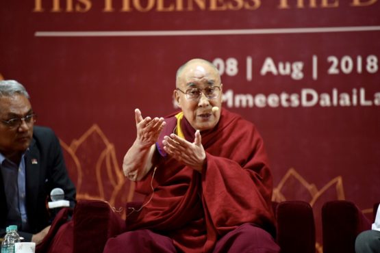达赖喇嘛尊者在印度果阿管理学院成立二十五周年庆典上发表演讲 2018年8月8日 照片/Tenzin Phende/DIIR