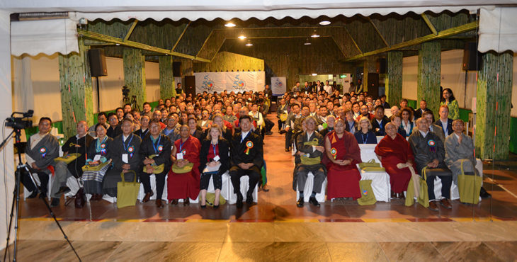 200多名来自世界各国不同领域的专家、学者，顾问，各流亡藏人社区代表出席了论坛开幕式 2018年9月14日 照片/Tenzin Jigme/DIIR
