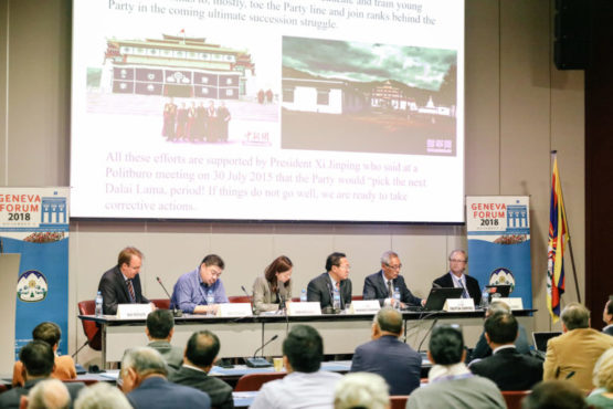“2018日内瓦人权论坛”第一场会议“中共统治下的中国人权状况” 照片/ Niels Ackermann / Lundi 13 / DOOR / CTA / Geneva