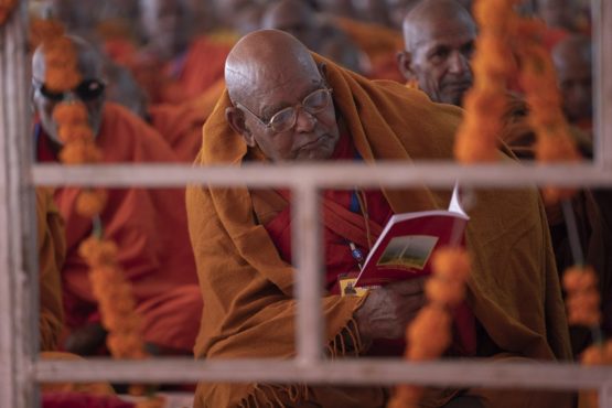 论坛达赖喇嘛尊者传授《入菩萨行论》的印度佛教僧人 2018年12月4日 照片//Lobsang Tsering/OHHDL