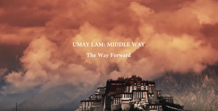 藏人行政中央推出的特制影片《中间道路-前进之路》