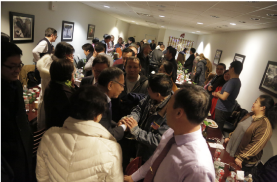 藏人行政中央驻北美办事处在纽约皇后区举办的藏汉交流晚宴   2018年12月15日  照片/驻北美办事处