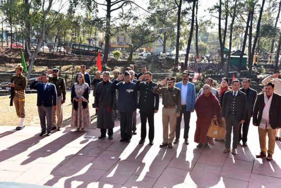 西藏人民议会副议长和藏人行政中央各部门部长出席印度地方政府举办第庆祝活动 2019年1月26日 照片/Tenzin Phende/CTA