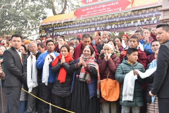 恭送达赖喇嘛尊者的各方信众 2019年1月2日 照片/Tenzin Phende/CTA