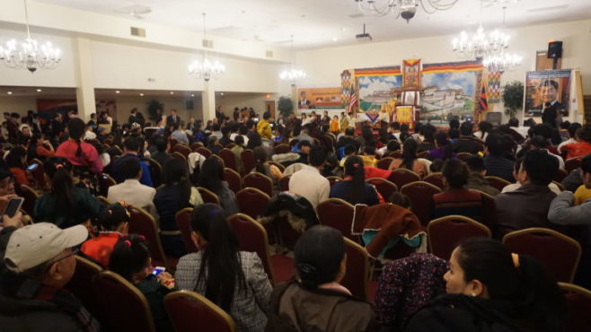 司政洛桑森格出席美国康涅狄格州藏人社区举办的活动 2019年2月14日