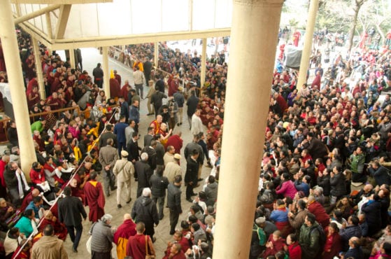 来自54个国家的7000多名信众参加达赖喇嘛尊者在大乘法苑举行的法会 20192月20日 照片/Tenzin Jigme／CTA
