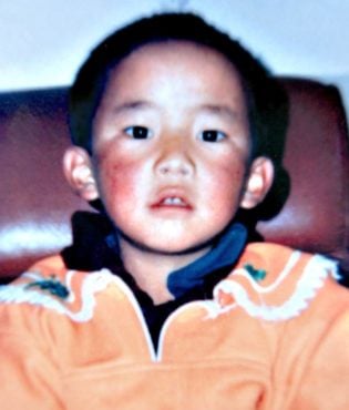 根敦确吉尼玛（Gedhun Choekyi Nyima）小时候的照片