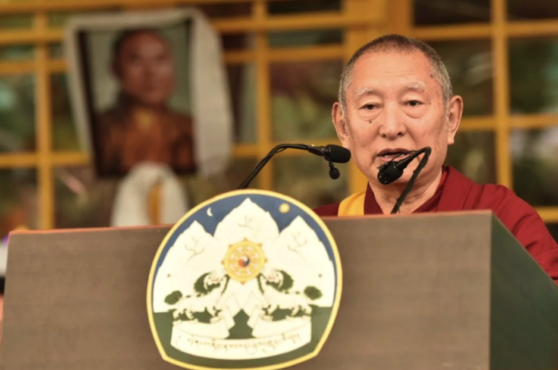 格尔登仁波切在第十一世班禅喇嘛诞辰三十周年官方庆典上致辞 2019年4月25日 照片/Tenzin Phende/CTA