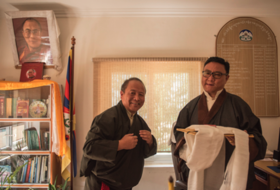 西藏难民接待中心主任巴登顿珠先生被委任为卫生部秘书长 照片/Tenzin Jigme