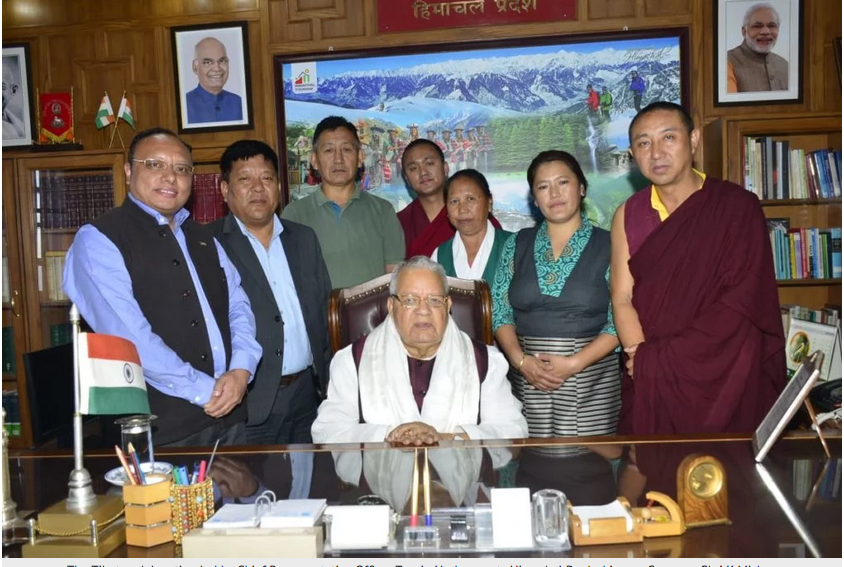 藏人行政中央驻西姆拉首席代表同非政府组织代表祝贺喜马偕尔邦新任首席部长
