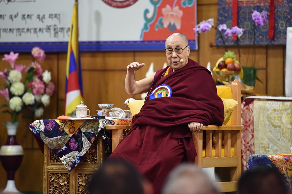 达赖喇嘛尊者在第十四次流亡藏人宗教大会闭幕式上致辞   2019年11月29日 photo/ Tenzin phende/CTA