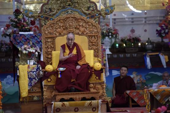 达赖喇嘛尊者在印南哲蚌洛色林寺《中观四百论》研讨会上致辞 2019年12月17日 照片/Tenzin Jigme/CTA