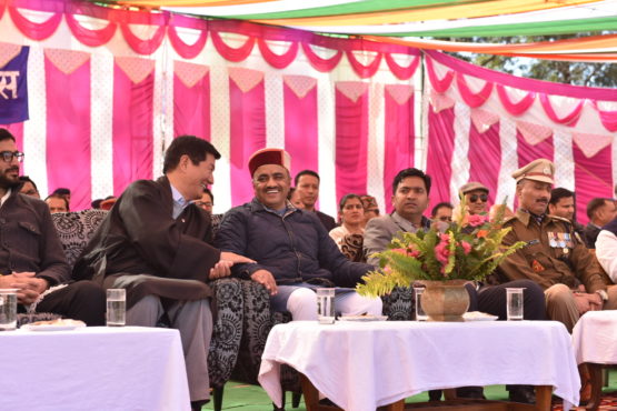 司政洛桑森格在印度北部出席第71個印度共和日 2020年1月26日 照片/Tenzin Phende/CTA