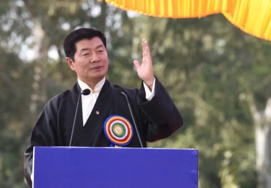 藏人行政中央司政洛桑森格在慶典上致辭 2020年2月7日 照片/Tenzin Phende/CTA藏人行政中央司政洛桑森格在慶典上致辭 2020年2月7日 照片/Tenzin Phende/CTA