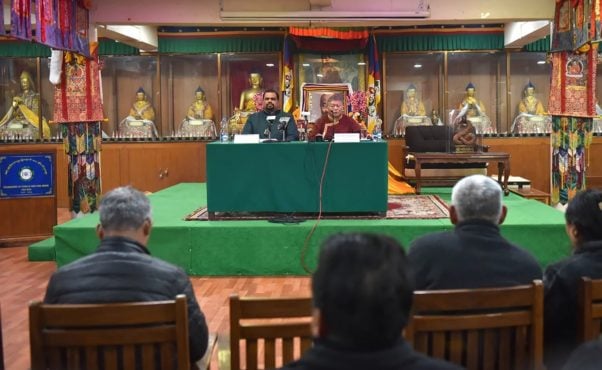 印度曼尼普尔国际大学与达兰萨拉藏医院签署备忘录 2020年2月12日 照片/Tenzin Phende/CTA
