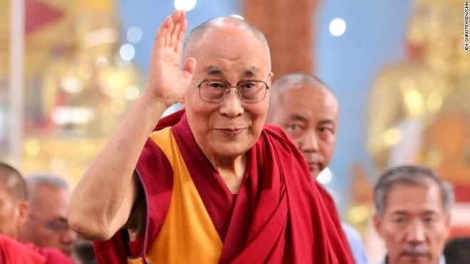 西藏精神领袖达赖喇嘛尊者 照片/CNN