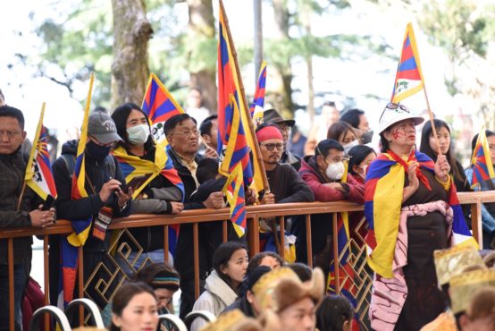 参加西藏自由抗暴六十一周年官方纪念活动的达兰萨拉藏人民众 2020年3月10日 照片/Tenzin Phende/CTA