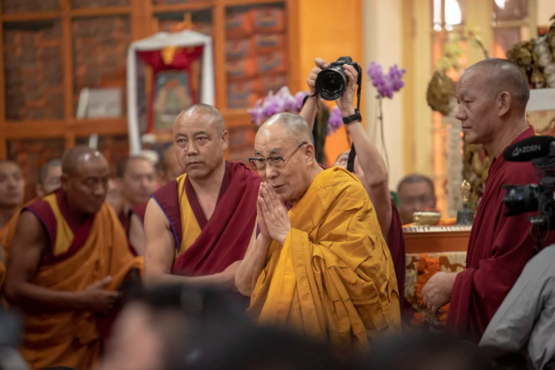西藏精神领袖达赖喇嘛尊者 (资料图片）