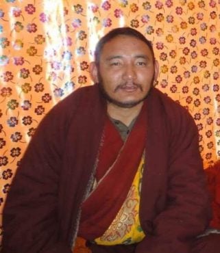 西藏康区色达县前政治犯僧人秋机 照片/资料图片