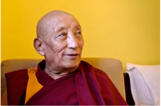 达赖喇嘛西藏宗教基金会卸任佛法导师格西强巴加措   摄影/Artemas Liu/台湾达赖喇嘛西藏宗教基金会提供   