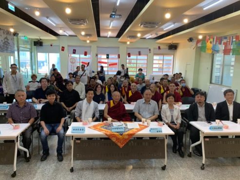 出席西藏民主六十周年庆祝活动的台湾各界人士 照片/驻台湾办事处提供