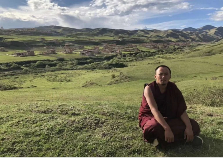 遭当局拘捕至今下落不明的西藏阿坝僧人仁青持真 照片/人权事务处提供