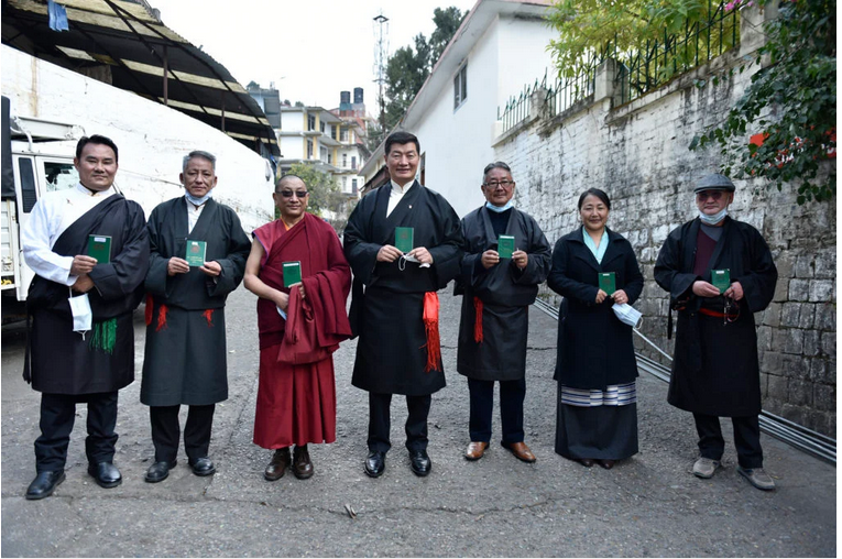 藏人行政中央司政和各部门部长投票选举2021年新任司政和第十七届西藏人民议会议员 2021年1月3日 摄影/Tenzin Jigme/CTA